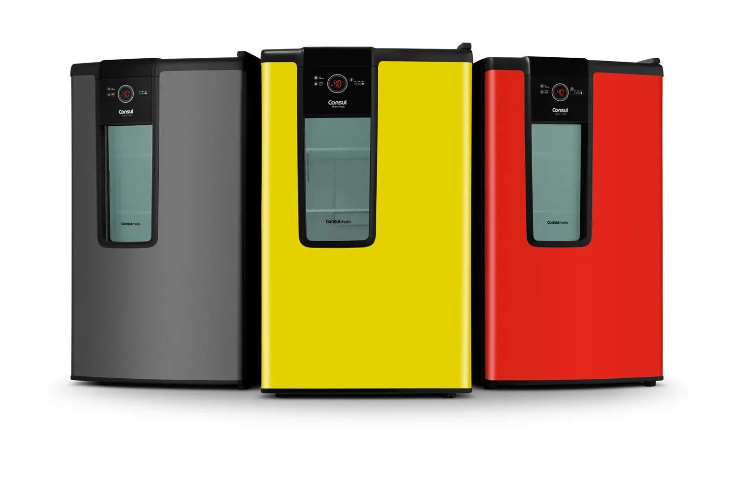 cervejeira consul 82 litros 3 cores preto, amarelo e vermelho