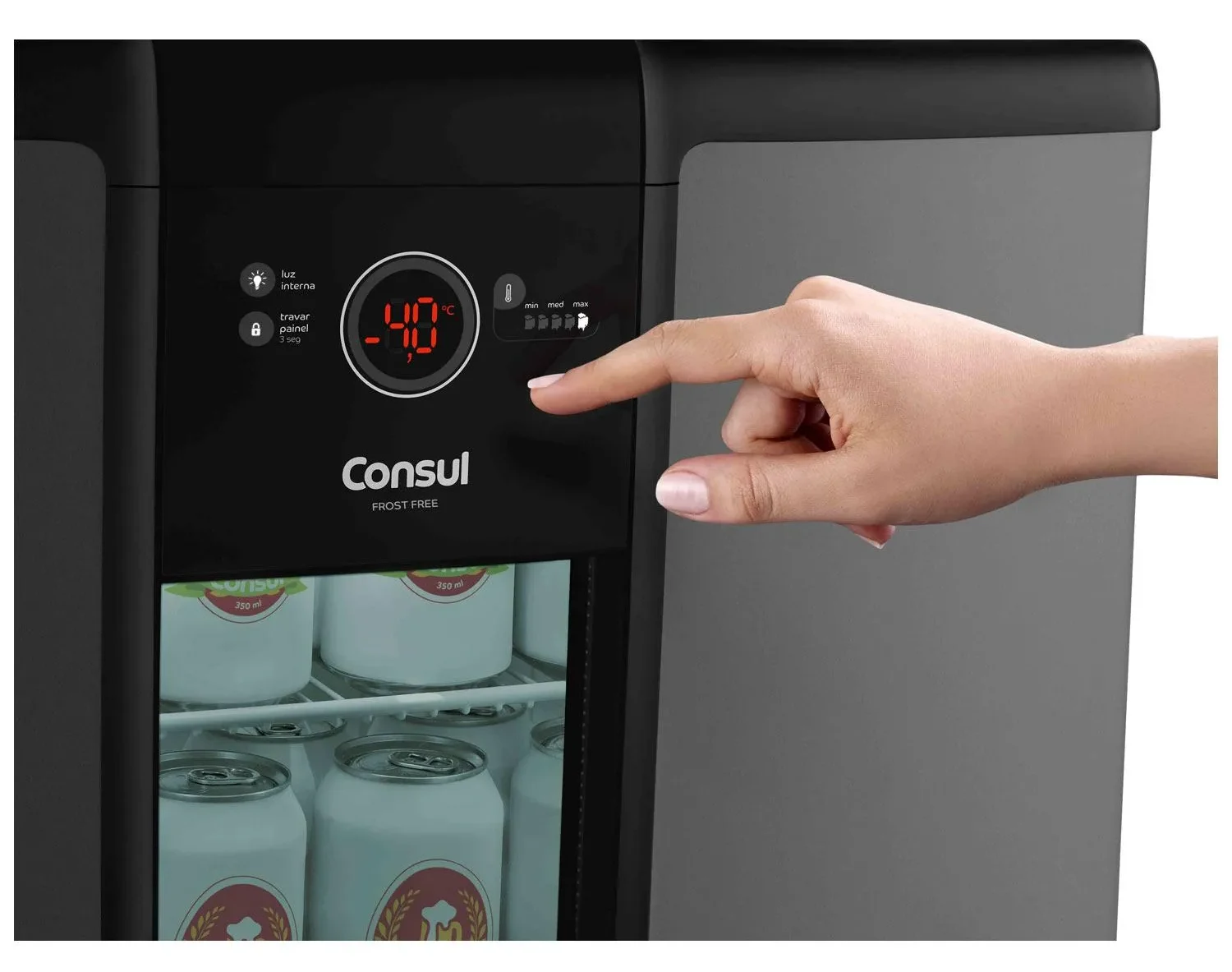 cervejeira consul 82 litros painel de controle