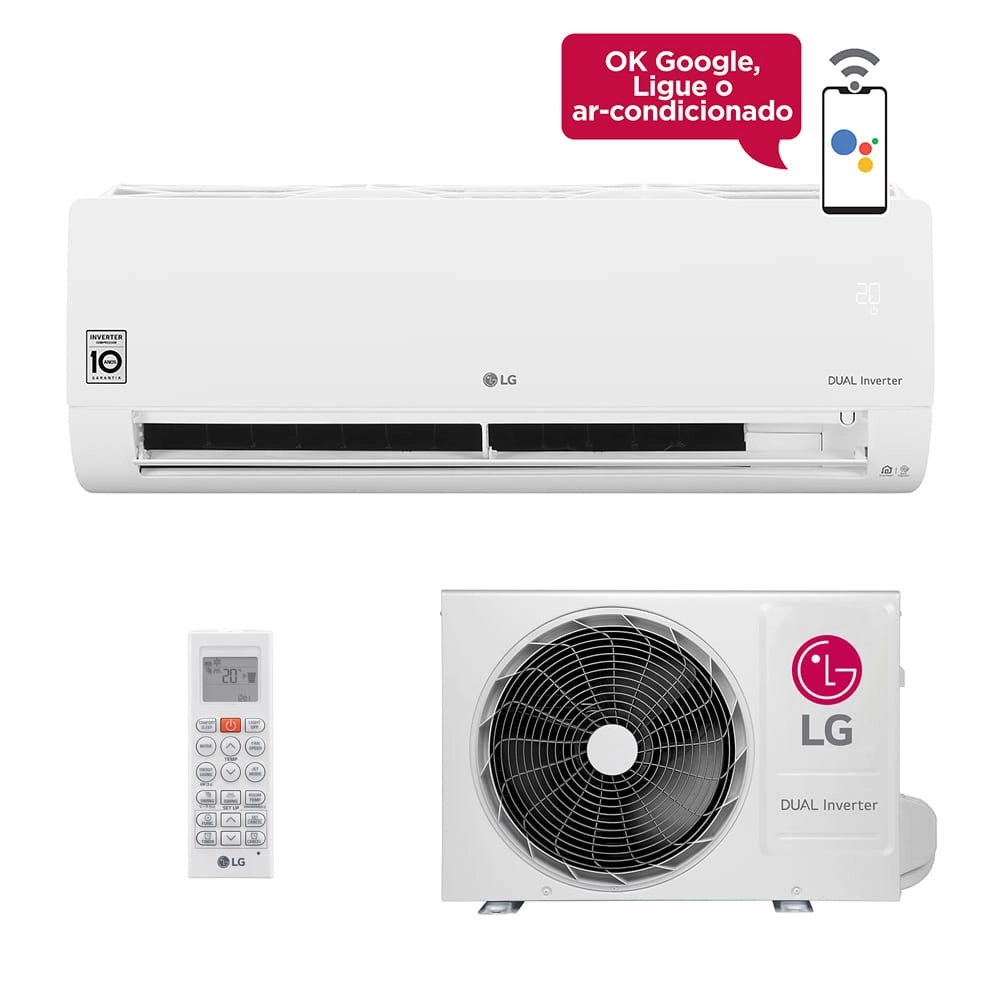 LG dual inverter voice equipamento