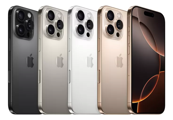 novo iphone 16 pro todas as cores