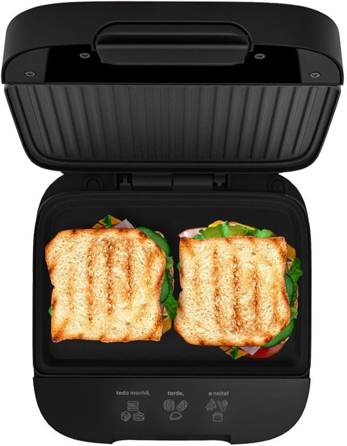 sanduicheira tipo grill aberta